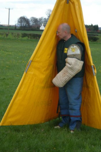 Aly working at a trial in 2012